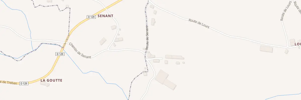 Plan du 5170 Senant à Treban