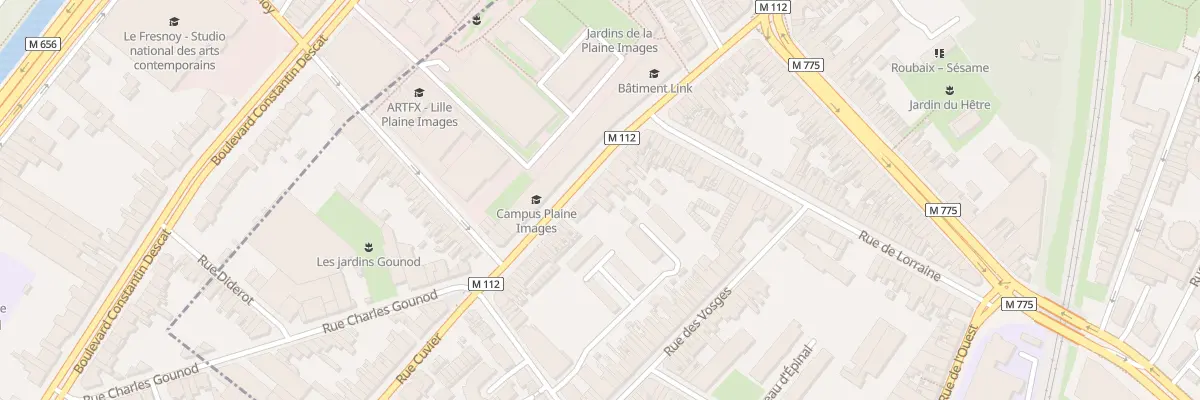 Plan du 42 Bd d’Armentières à Roubaix