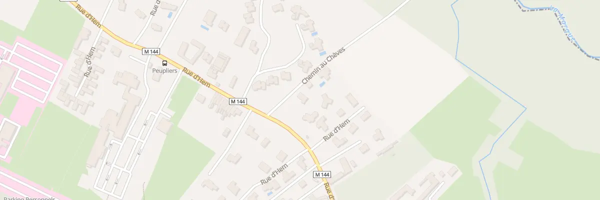 Plan du 28 Rue d’Hem à Villeneuve-d’Ascq