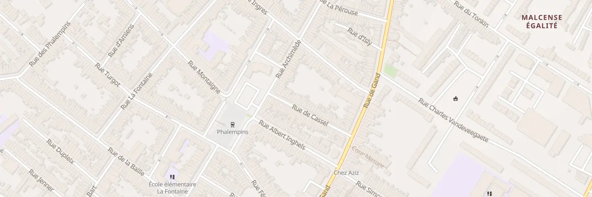 Plan du 42 Rue de Cassel à Tourcoing