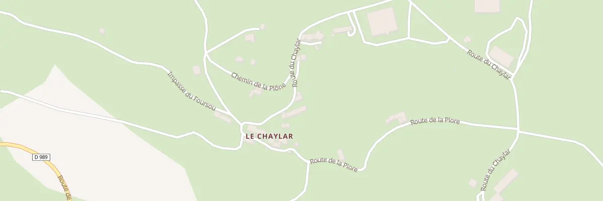 Plan du 5153 Le Cheylard à Termes