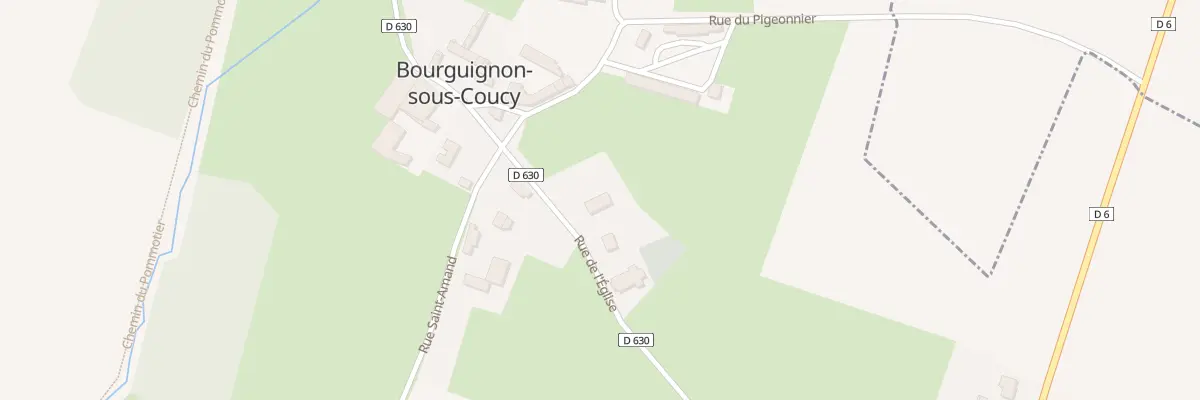 Plan du 3 Rue de l’Eglise à Bourguignon-sous-Coucy