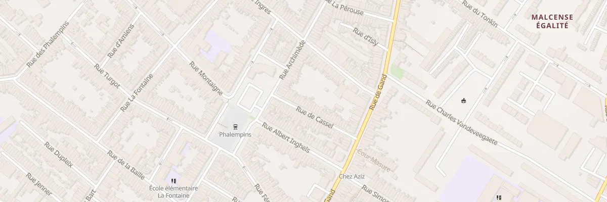 Plan du 40 Rue de Cassel à Tourcoing