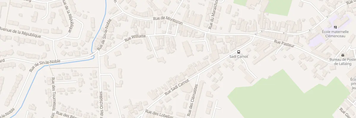 Plan du 21 Rue Williatte à Lallaing