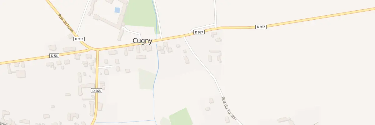 Plan du 56 Rue du Tordoir à Cugny