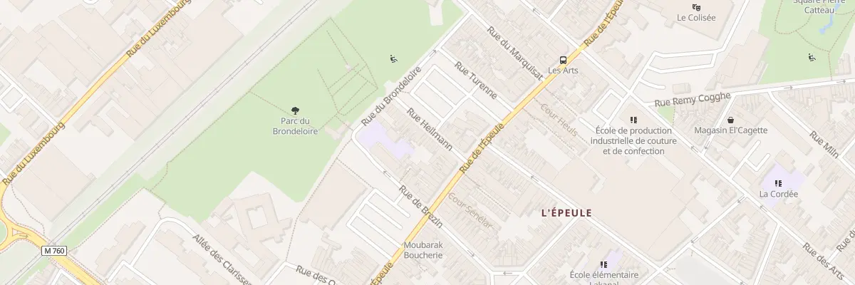 Plan du 15 Rue Heilmann à Roubaix