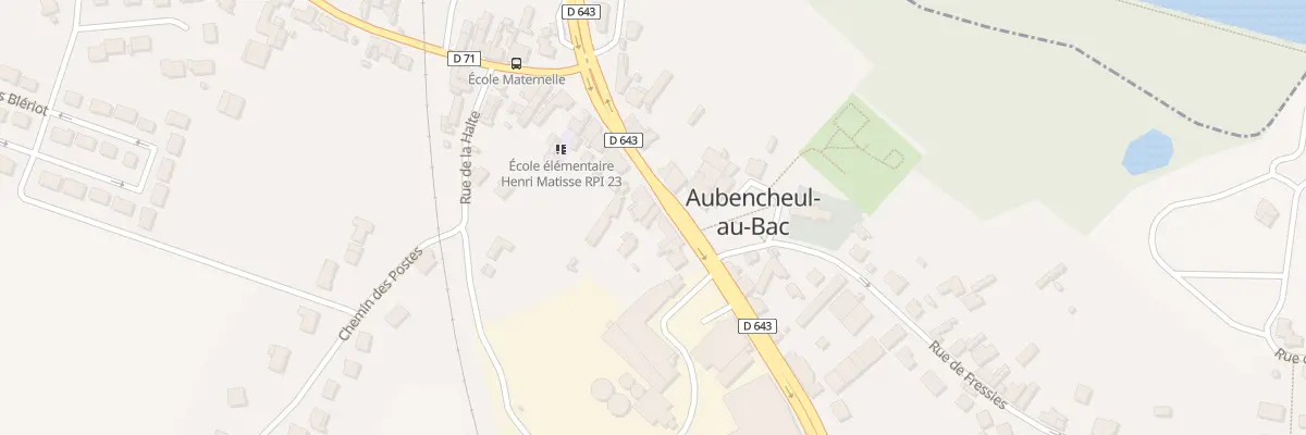 Plan du 14 Rte Nationale à Aubencheul-au-Bac