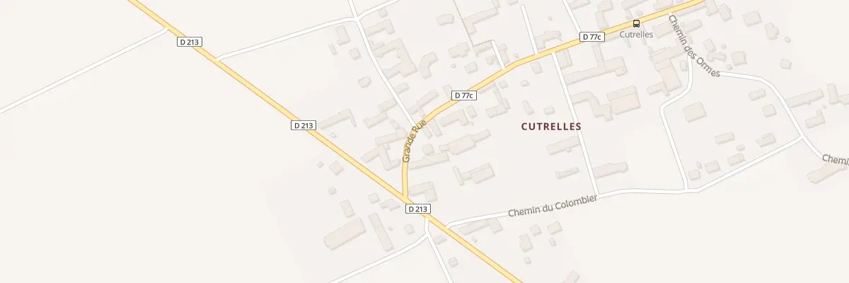 Plan du 22 Gr Grande Rue A Cutrelles à Vimpelles