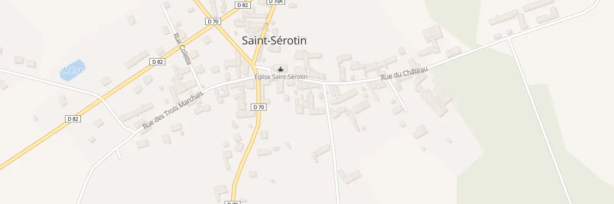 Plan du 8 Rue du Château à Saint-Sérotin