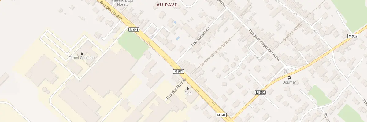 Plan du 25 Rue Rousseau à Villeneuve-d’Ascq