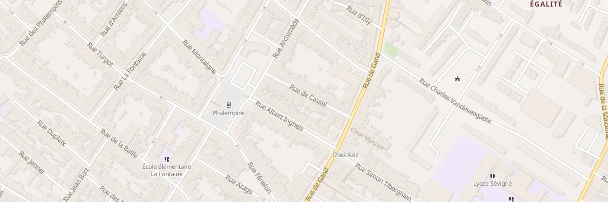 Plan du 25 Rue de Cassel à Tourcoing