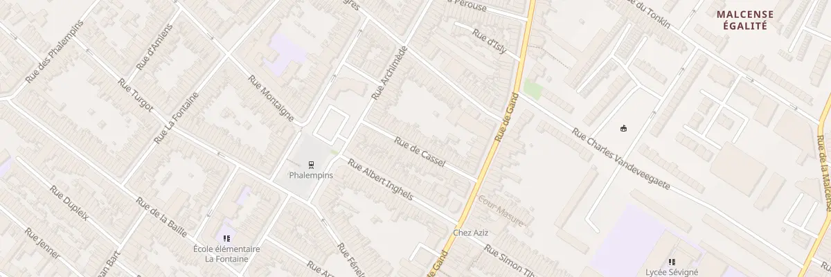 Plan du 32 Rue de Cassel à Tourcoing