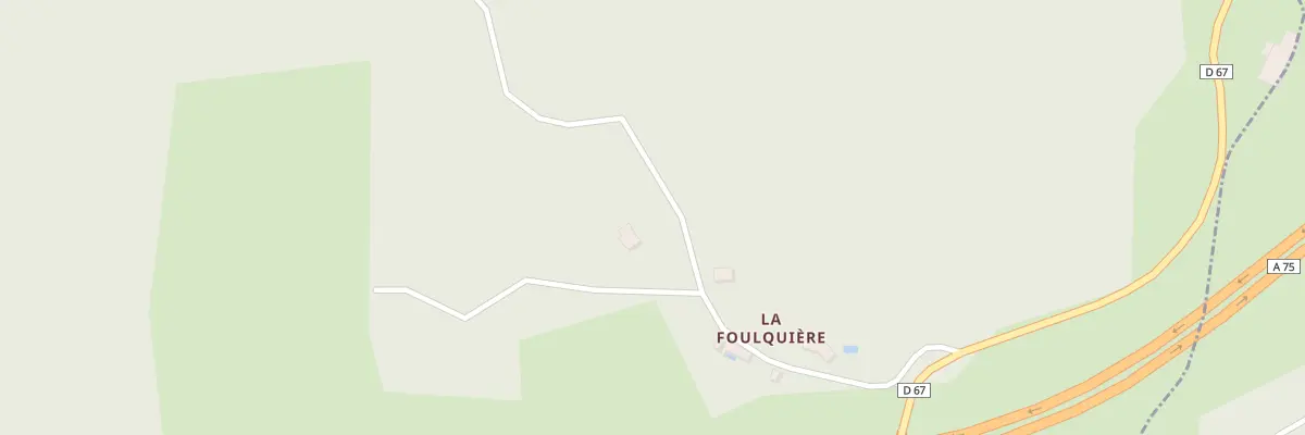 Plan du 5003 La Foulquiere à La Tieule