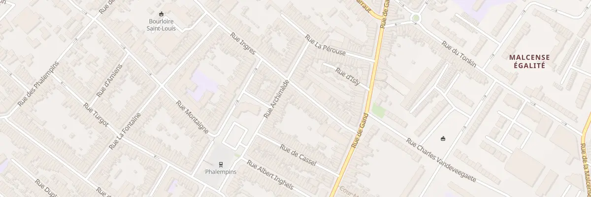 Plan du 49 Rue Ingres à Tourcoing