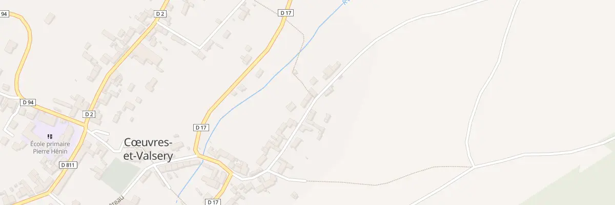 Plan du 13 Rue du Hazard à Cœuvres-et-Valsery