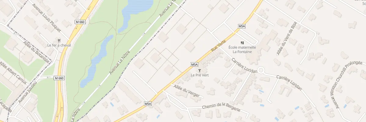 Plan du 295 Rue Verte à Croix