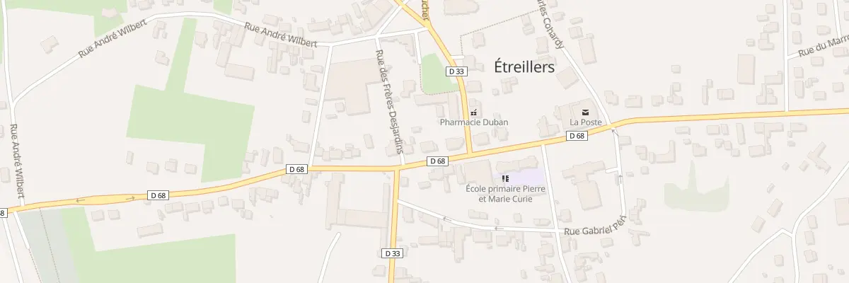 Plan du 24 Av du General de Gaulle à Étreillers