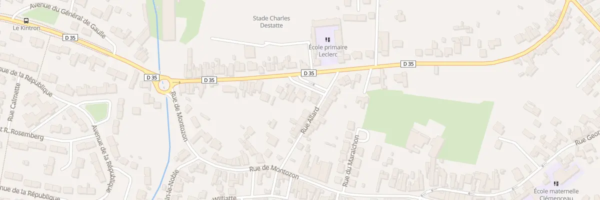 Plan du 445 Av de la Resistance à Lallaing
