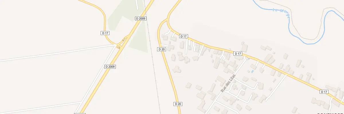 Plan du 5 Rue de la Gare - Pontmort à Chambaron sur Morge