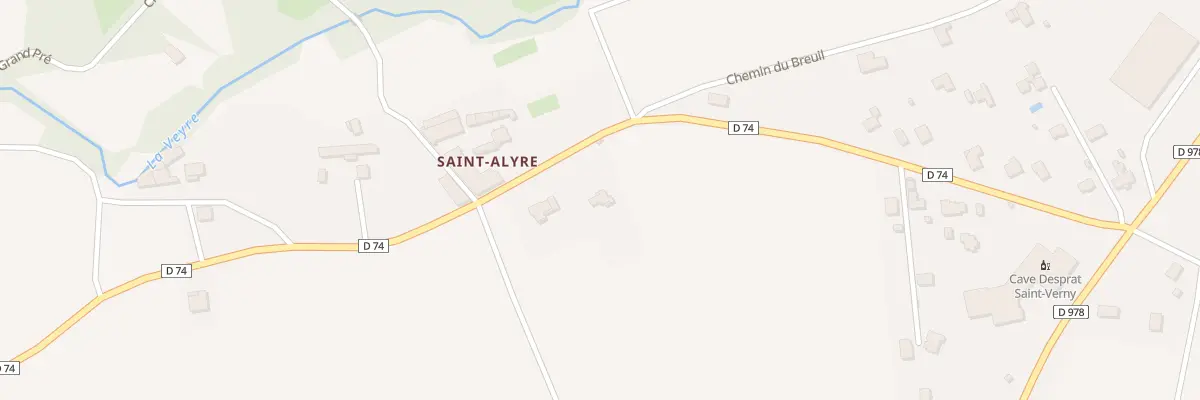 Plan du 35 Rte de Saint-Sandoux à Veyre-Monton