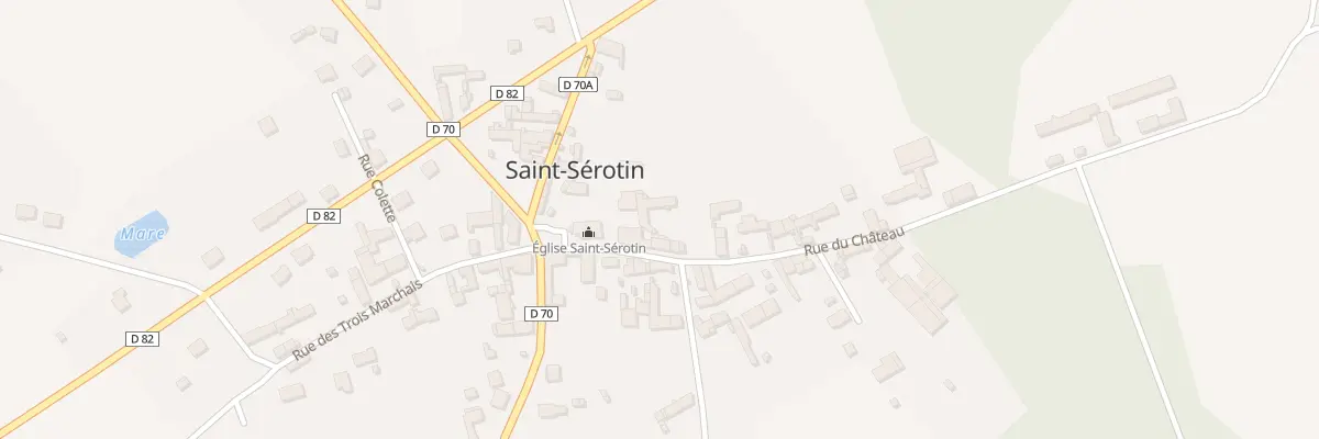 Plan du 5 Rue du Château à Saint-Sérotin
