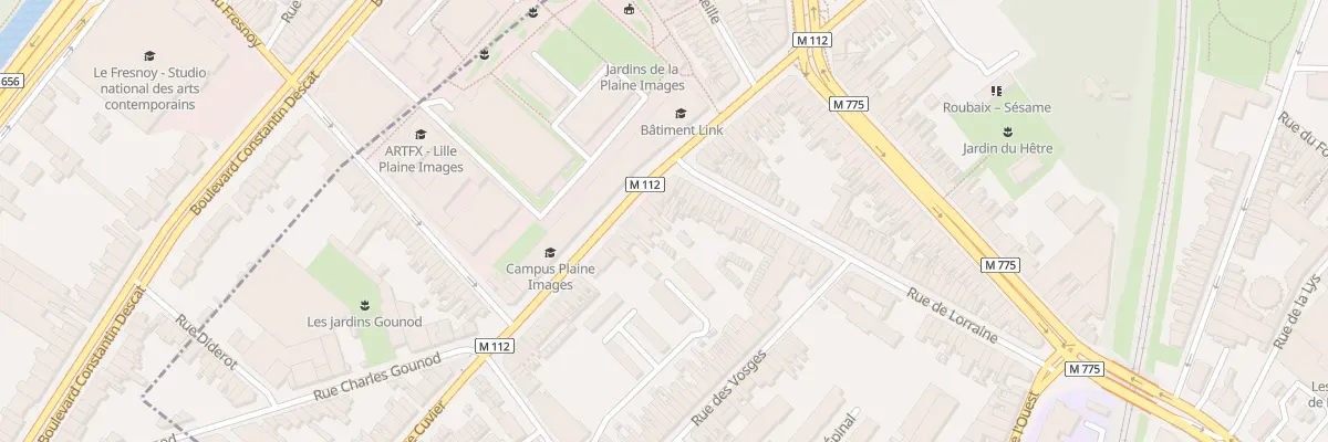 Plan du 52 Bd d’Armentières à Roubaix