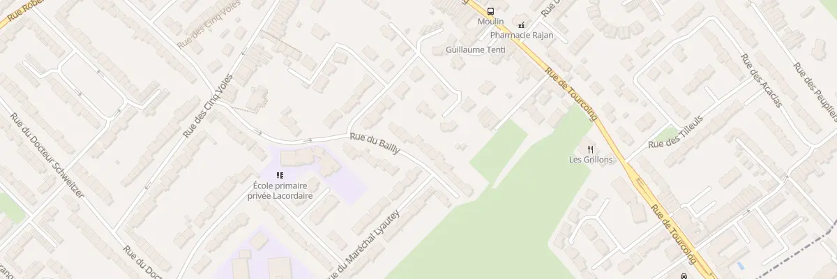 Plan du 125 Rue du Bailly à Neuville-en-Ferrain