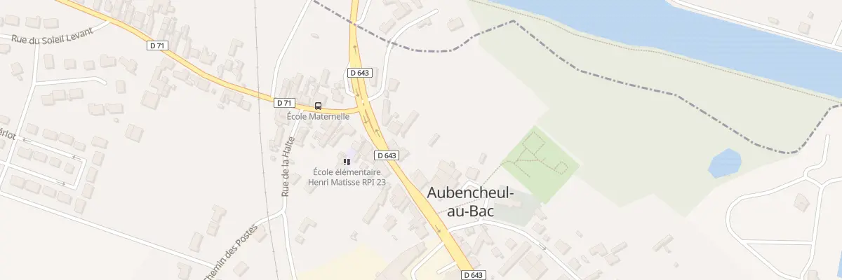 Plan du 15 Rte Nationale à Aubencheul-au-Bac