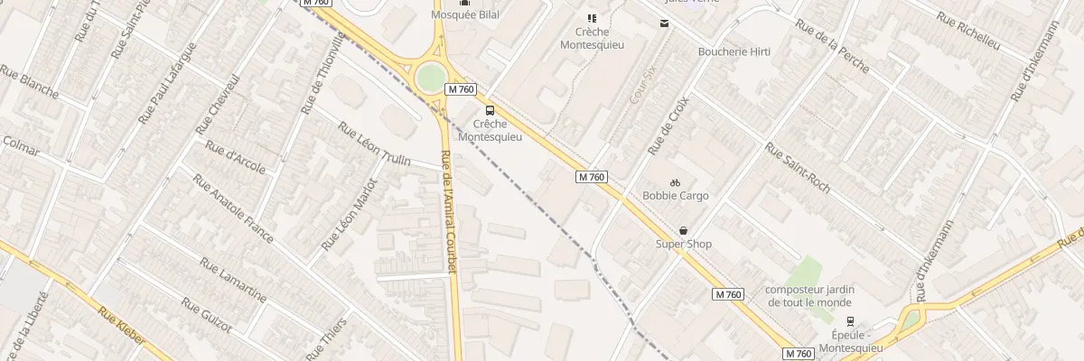 Plan du 89 Bd Montesquieu à Roubaix