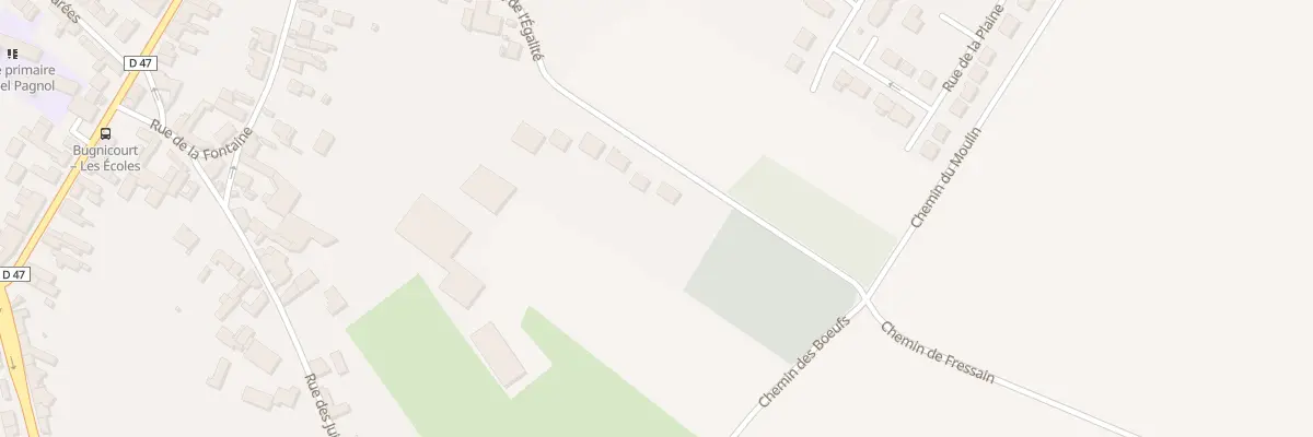 Plan du 28 Rue de l’Egalite à Bugnicourt