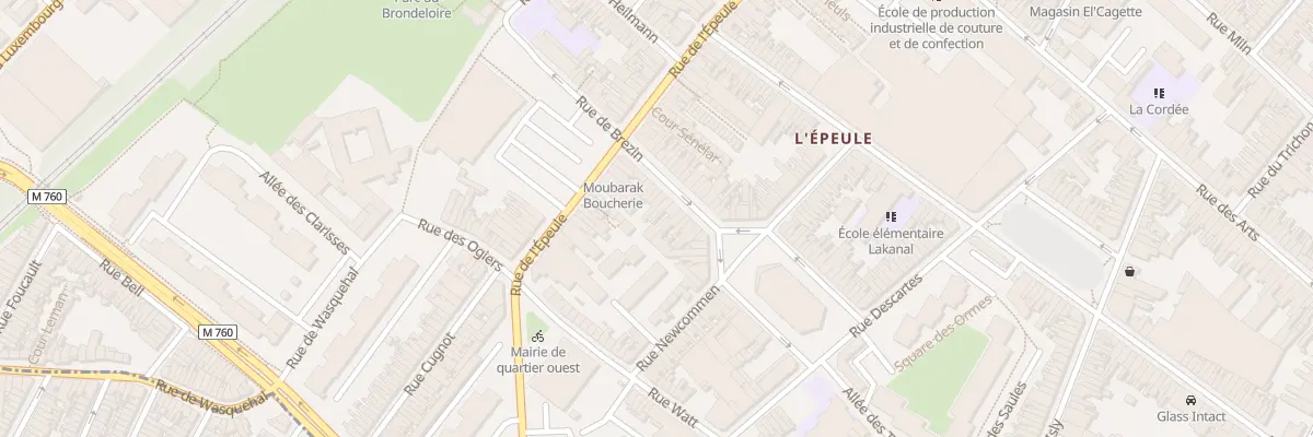 Plan du 13 Rue Brézin à Roubaix