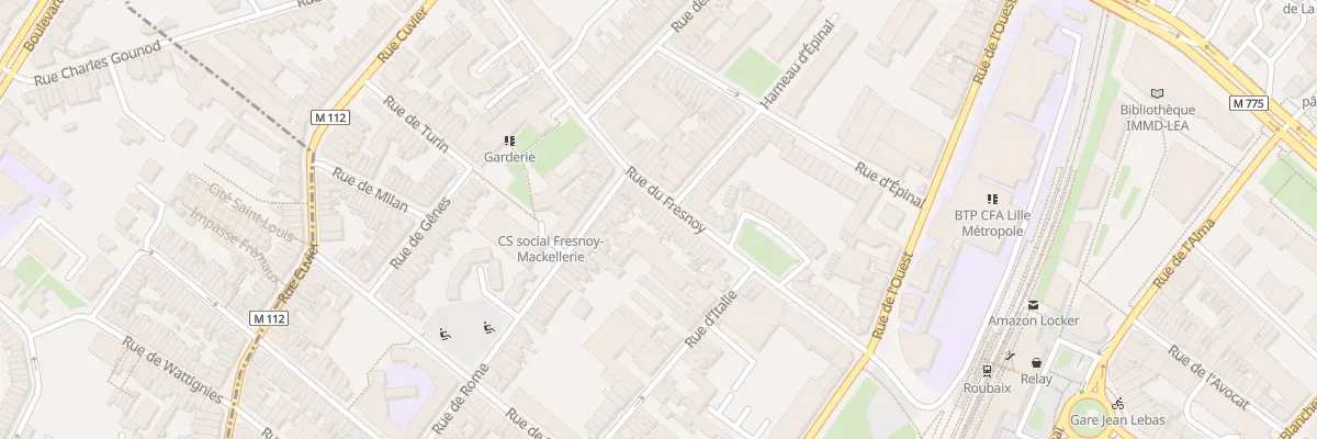 Plan du 49 Rue du Fresnoy à Roubaix