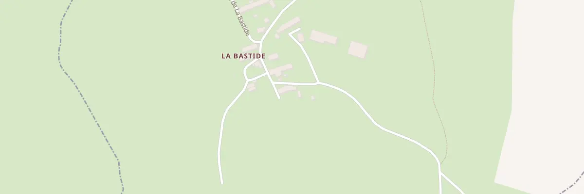 Plan du 5089 La Bastide à Albaret-le-Comtal