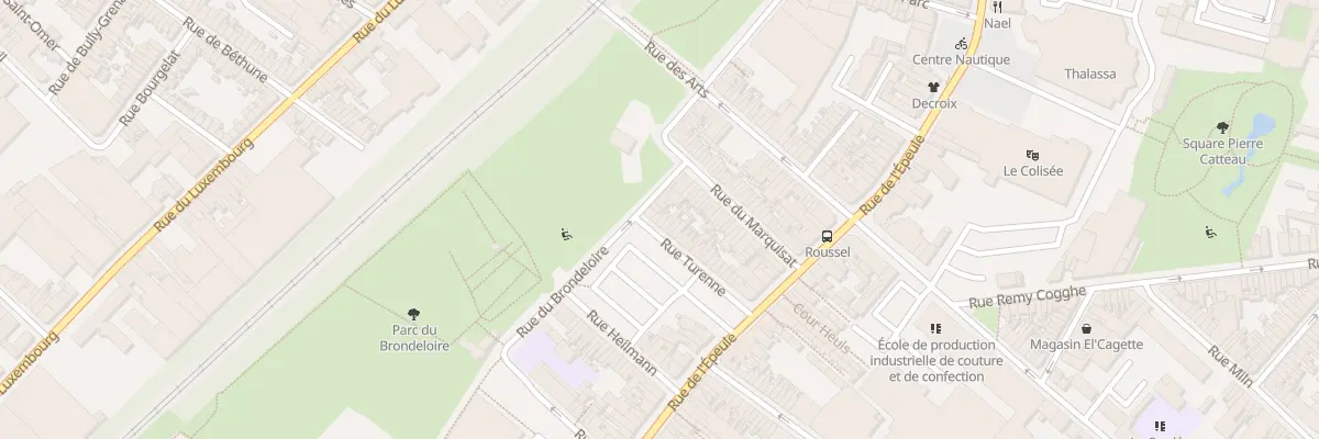Plan du 32 Rue de Turenne à Roubaix