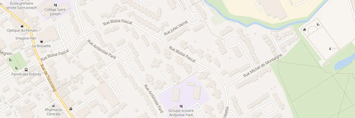 Plan du 52 Rue Blaise Pascal à Neuville-en-Ferrain