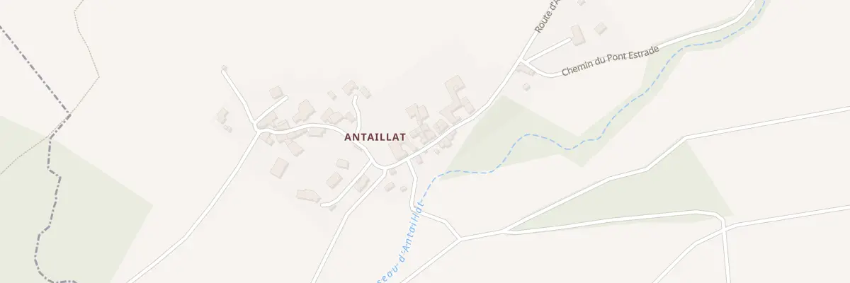 Plan du 9013 Rue des Chênes (antaillat) à Meilhaud