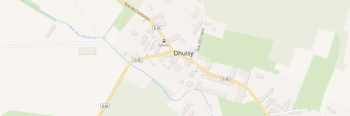 Plan du 2 Gr Grande Rue à Dhuisy
