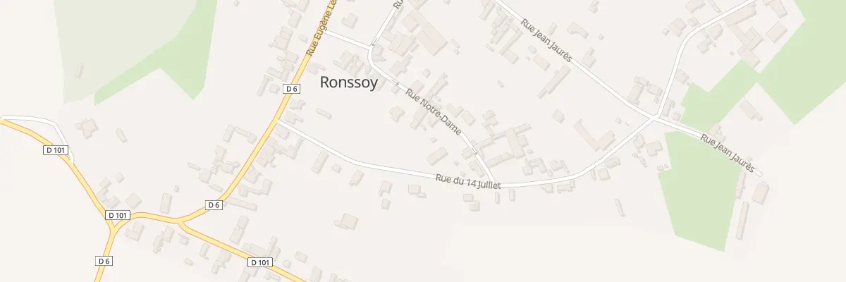 Plan du 10 Rue Notre-dame à Ronssoy