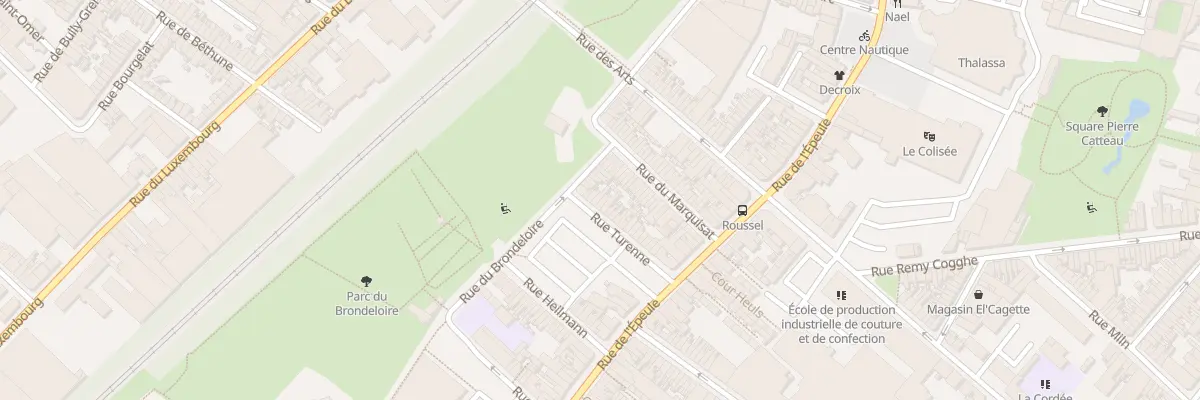 Plan du 28 Rue de Turenne à Roubaix