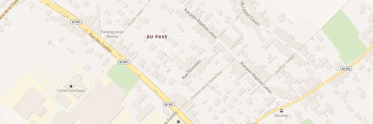 Plan du 8 Rue Rousseau à Villeneuve-d’Ascq