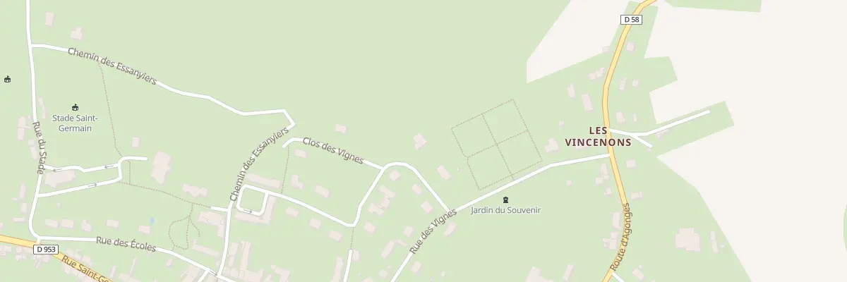 Plan du 8 Clos des Vignes à Saint-Menoux