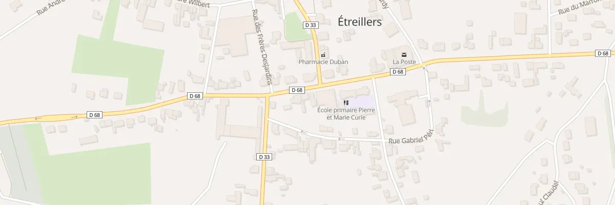 Plan du 33 Av du General de Gaulle à Étreillers