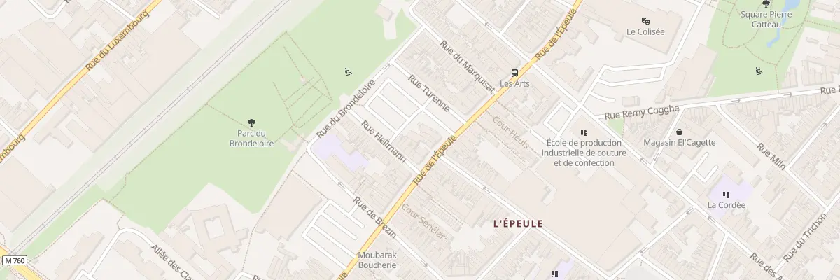 Plan du 114 Rue de l’Épeule à Roubaix