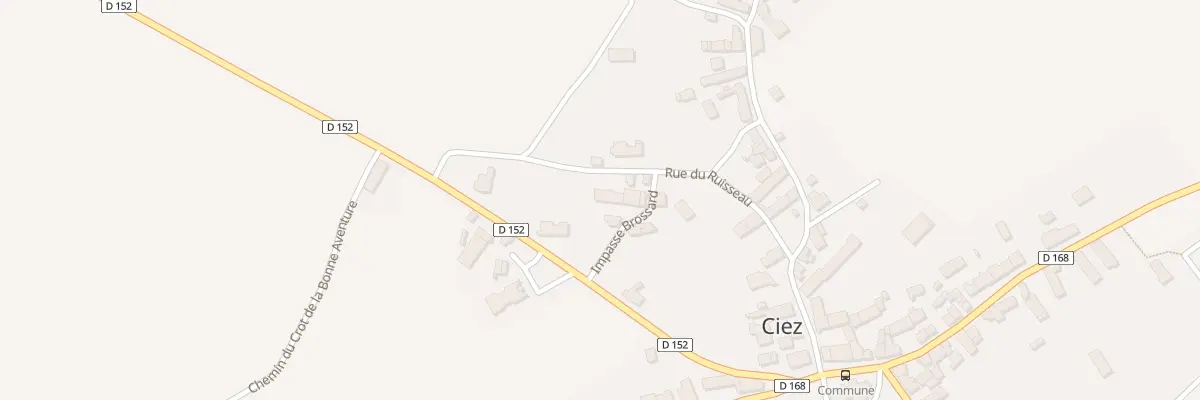 Plan du 4 Imp Brossard à Ciez