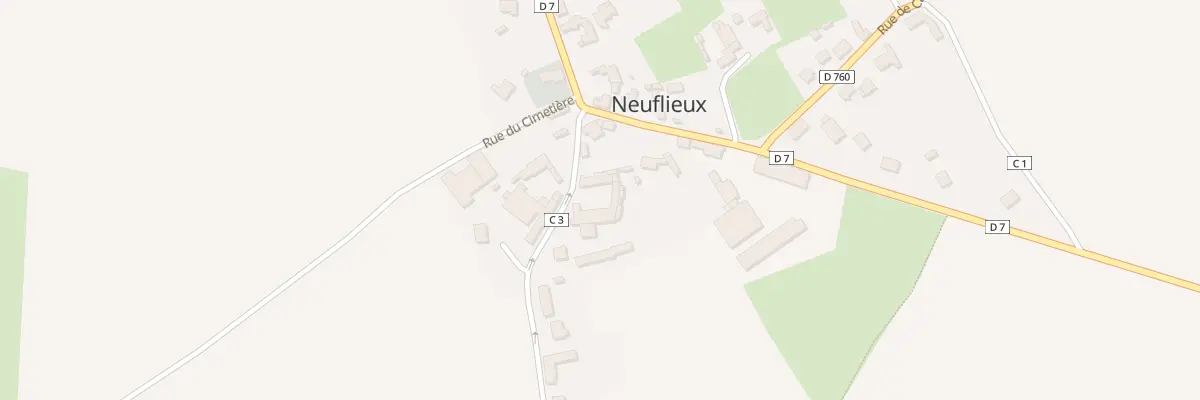 Plan du 3 Rte de Marest à Neuflieux