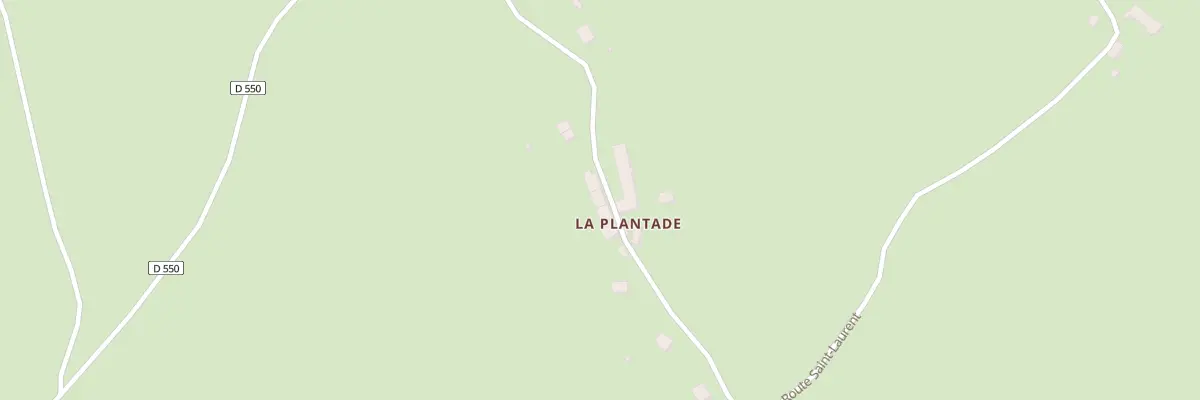 Plan du 4 La Plantade à Tiviers
