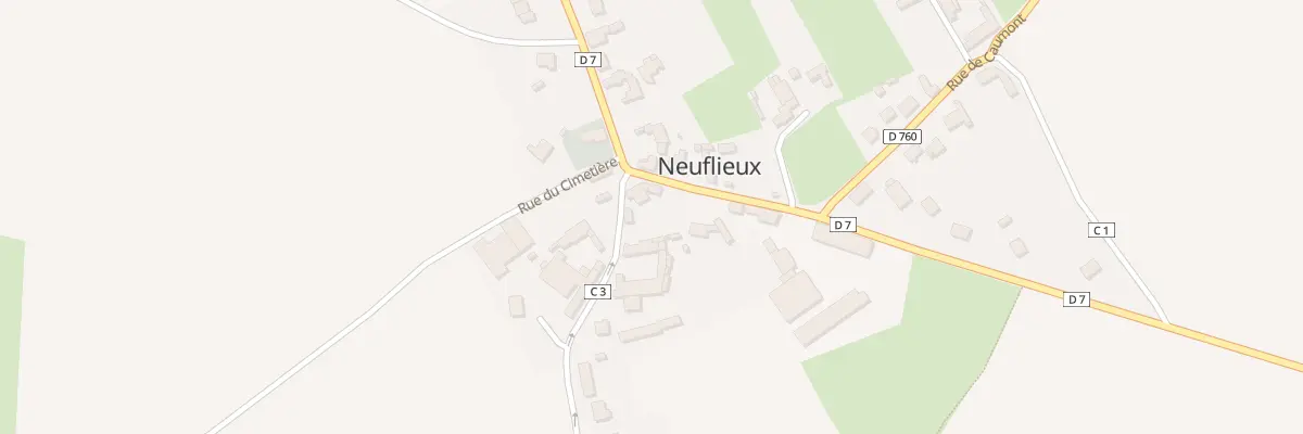 Plan du 1 Rte de Marest à Neuflieux