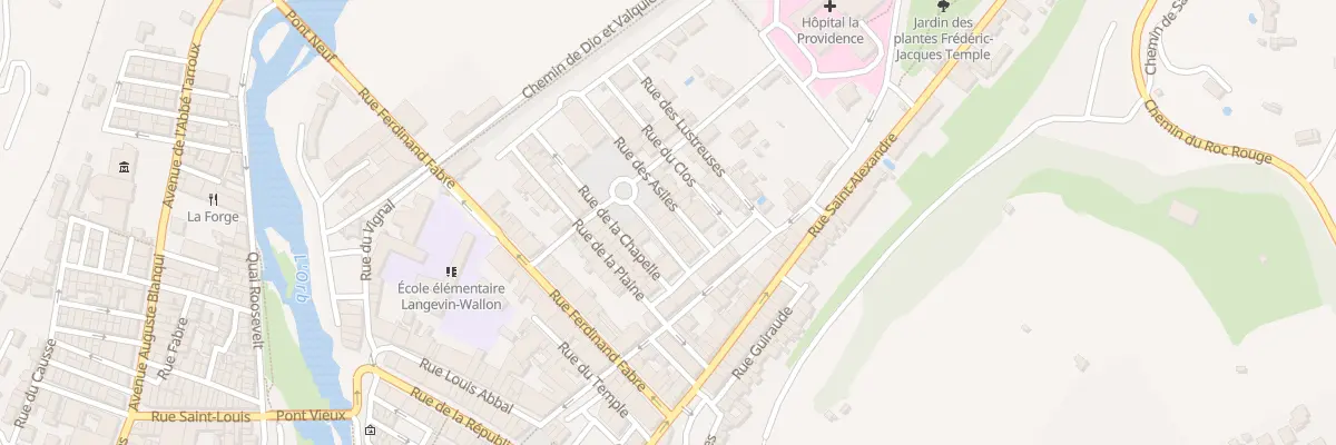 Plan du 4 Rue Ancien Theatre à Bédarieux