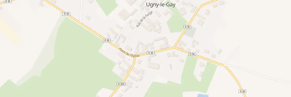 Plan du 3 Pl de l’Eglise à Ugny-le-Gay