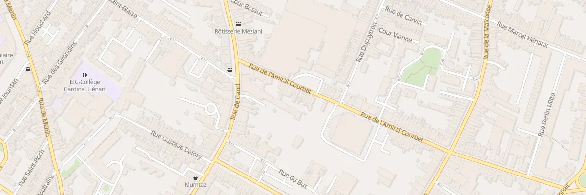 Plan du 99 Rue de l’Amiral Courbet à Tourcoing